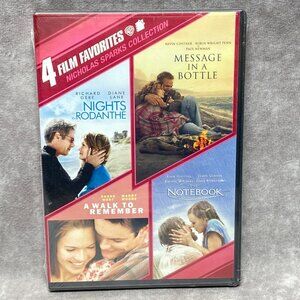 Nicholas Sparks 4-Film Collection DVD Set 2011 Notebook, Walk To Remember